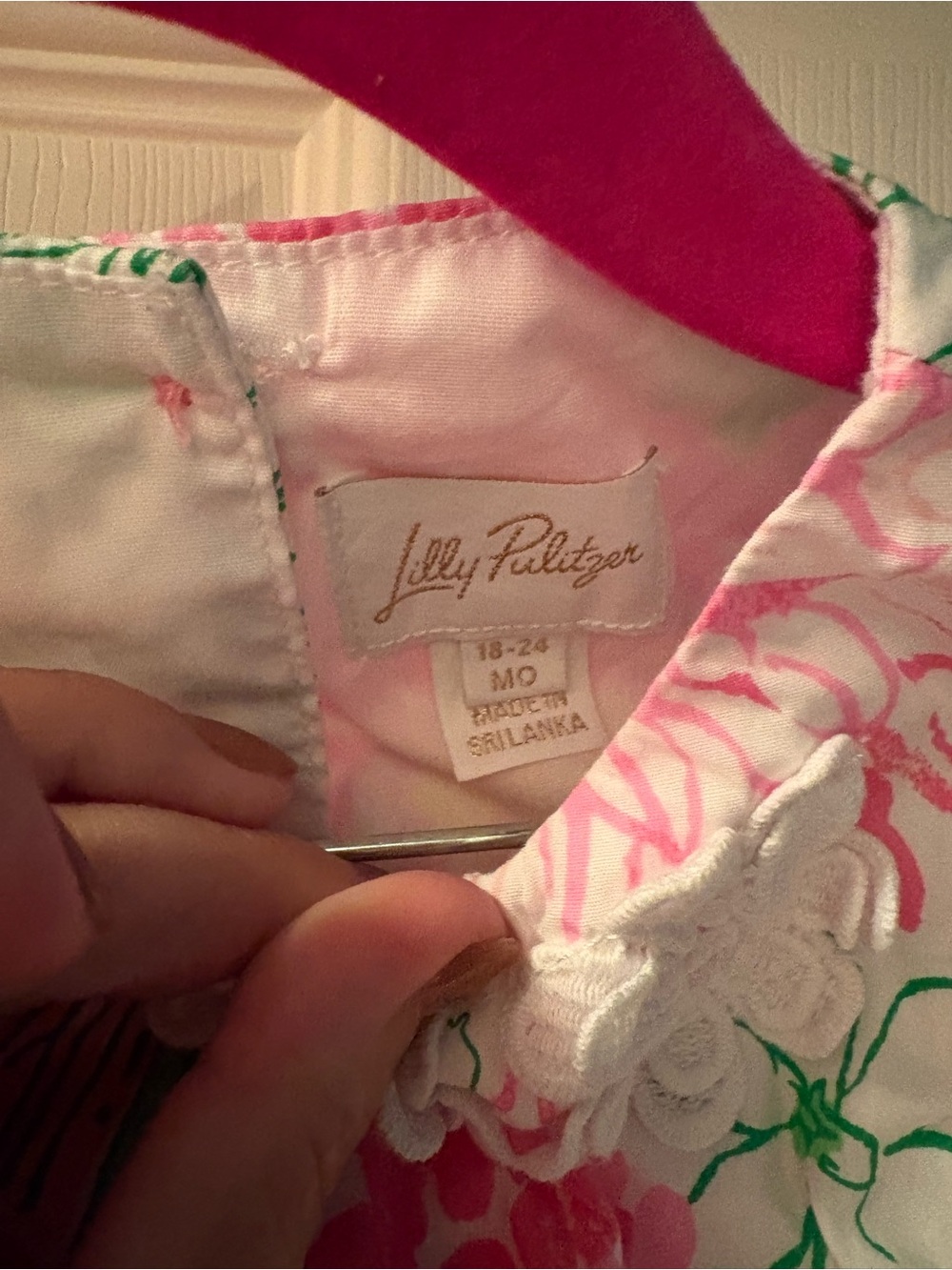 Childs Lilly Pulitzer Dress with matching bloomers.